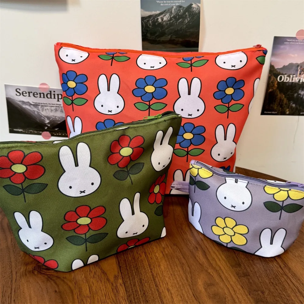 Beauty Makeup Tool Collection - Tas Rias Tiga Potong Motif Miffy