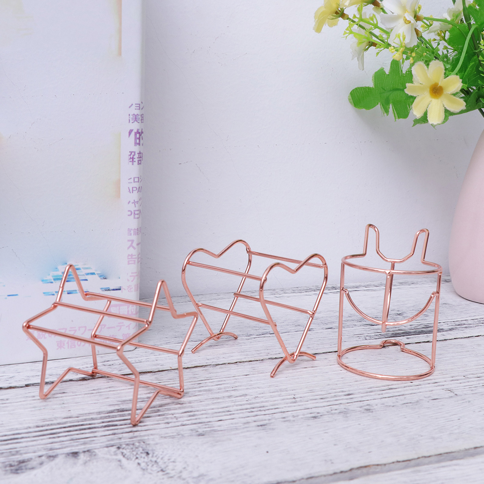 Beauty In Makeup - 3Pcs Rak Pengering Spons Makeup Logam
