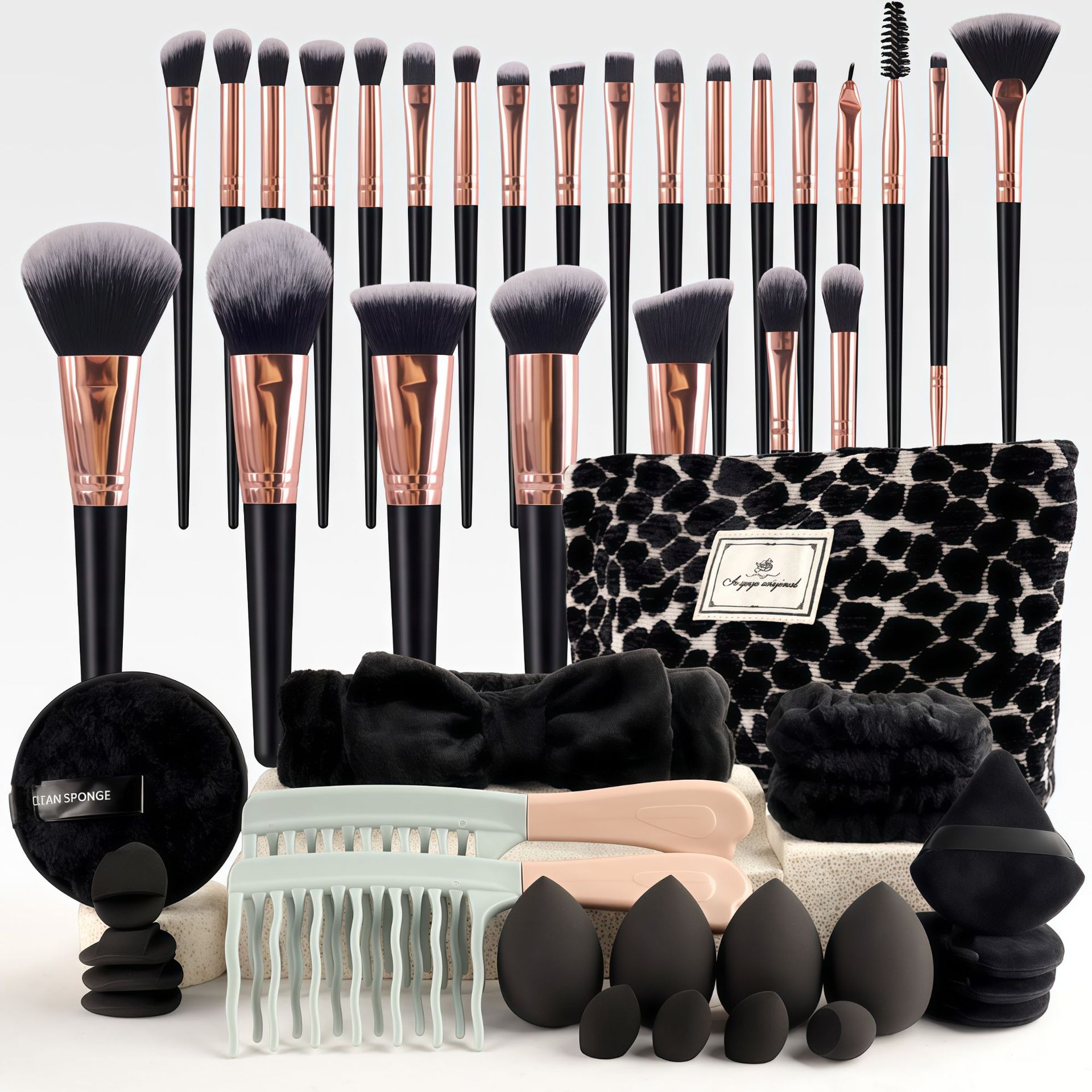 Set Kuas Makeup Gaya Chic deng - Beauty In Makeup ulasan dan harga