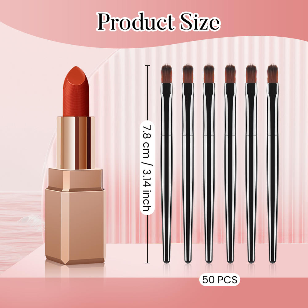 50/100 Buah Set Kuas Bibir Sek - Beauty In Makeup ulasan dan harga