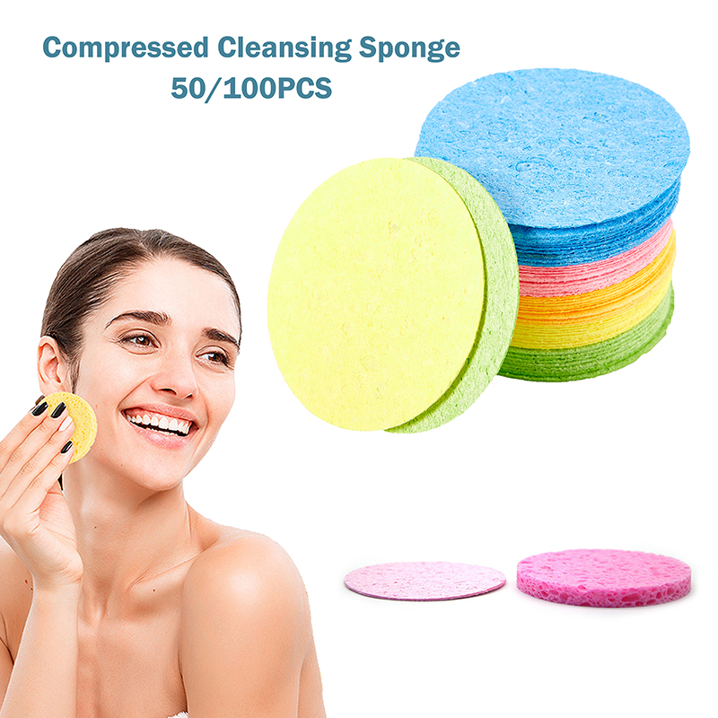 50/100 buah spons pembersih wa - Beauty Queen Makeup ulasan dan harga