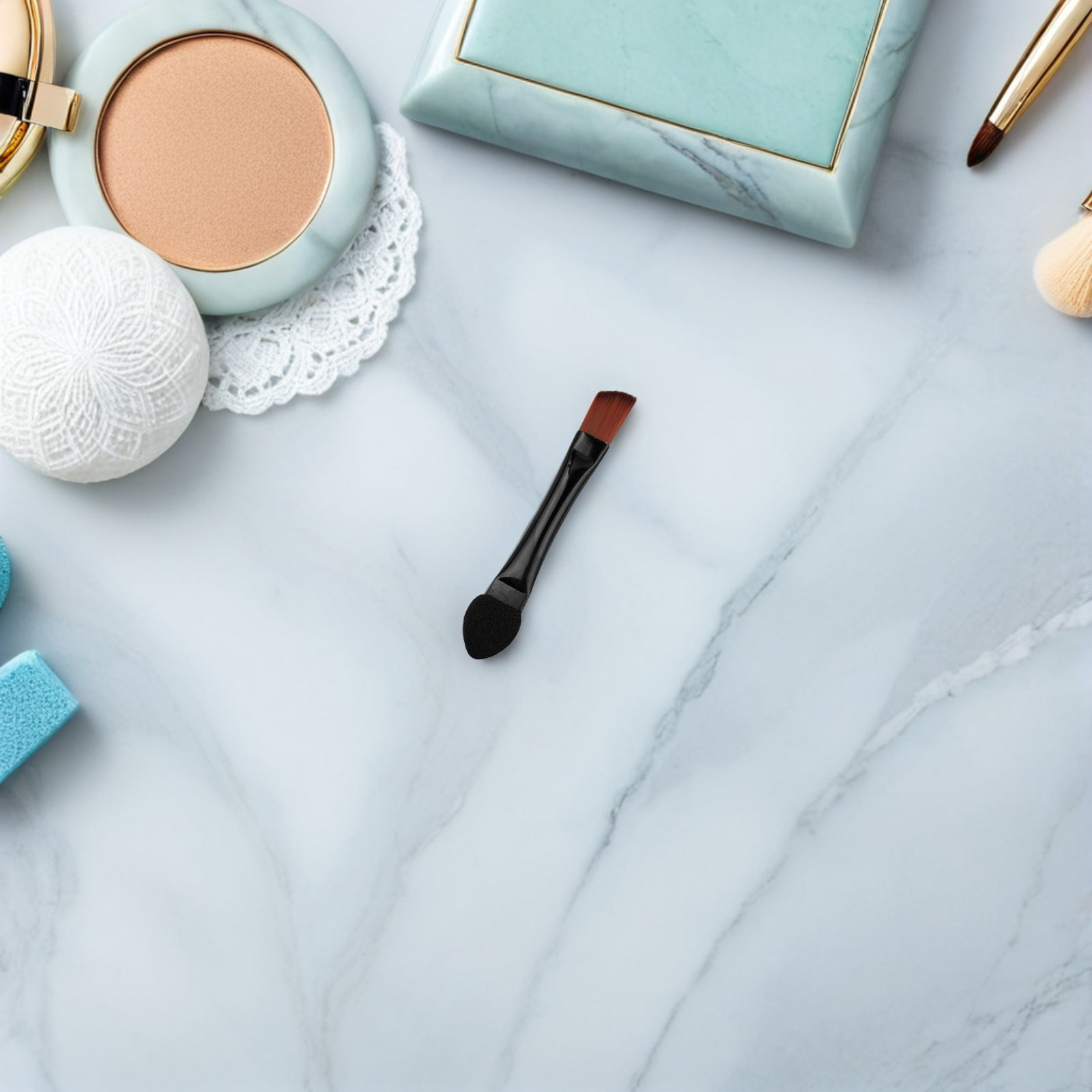 50 Buah Kuas Sudut Ganda untuk - Beauty In Makeup ulasan dan harga
